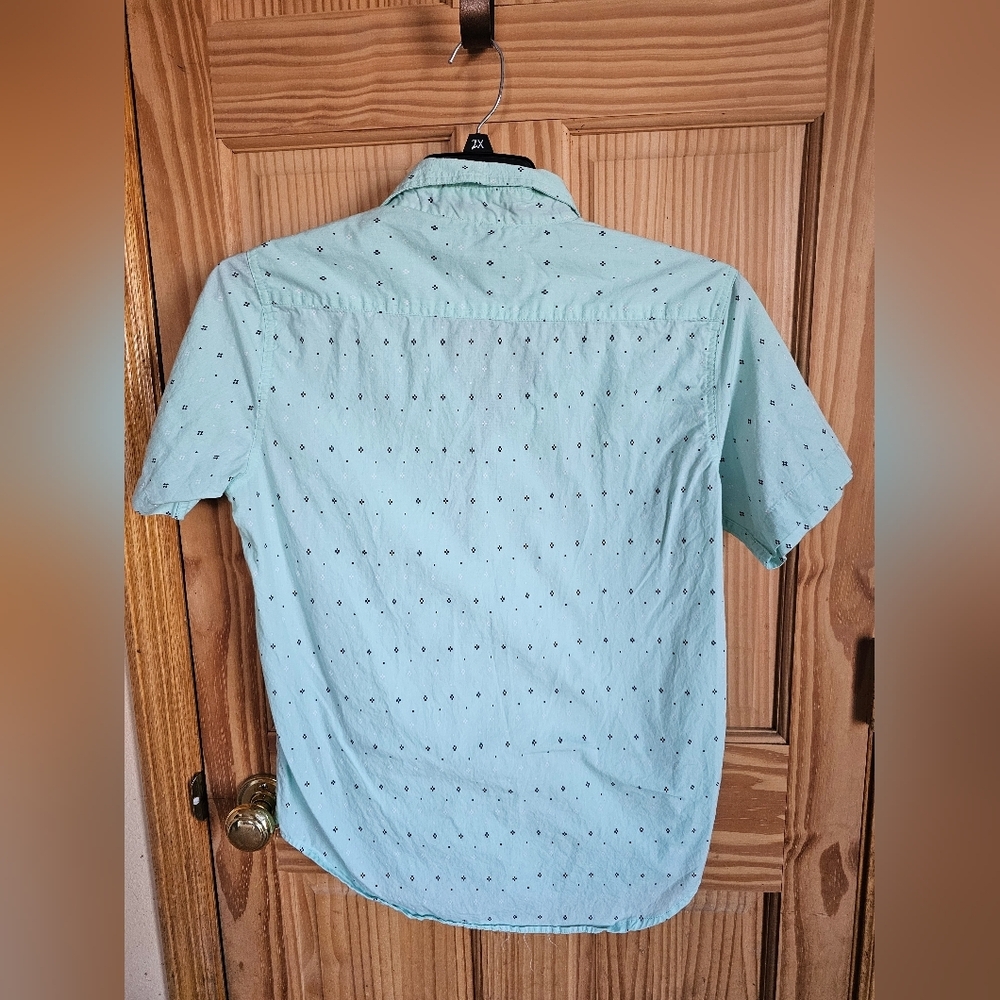 Carbon Blue Casual Button Down Shirt - Picture 2 of 5